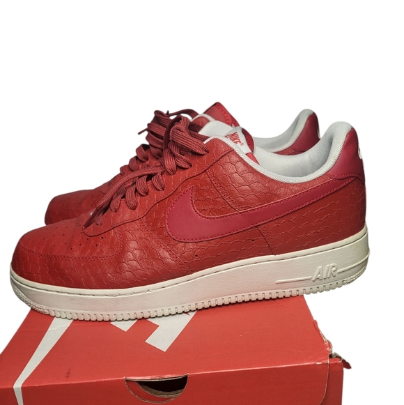 Nike Other - Nike Air Force 1 Low '07 LV8 "Red Croc"